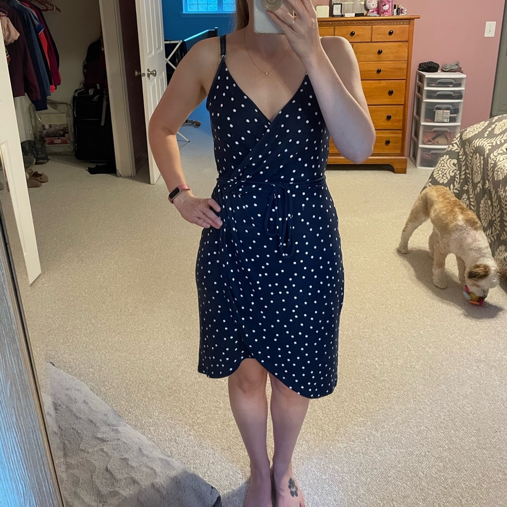 Market & Spruce Annora Faux Wrap Knit Dress